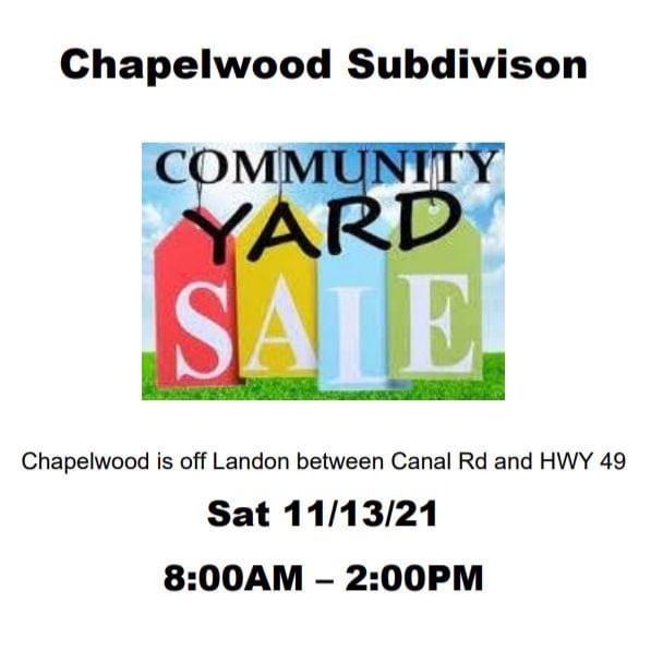 Photo of Whole subdivision yard sale