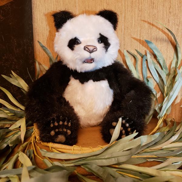 Photo of Vintage Fur Real Full Size Panda Bear Lov Cub is an Animatronic Interactive Toy