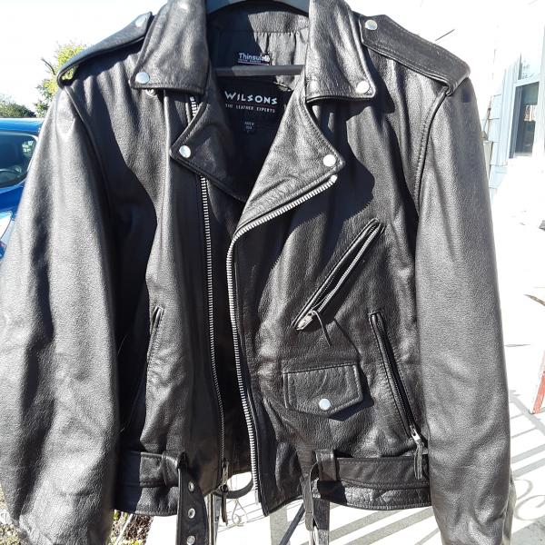 Photo of Mens large " Wilson" thinsulated motorcycle jacket
