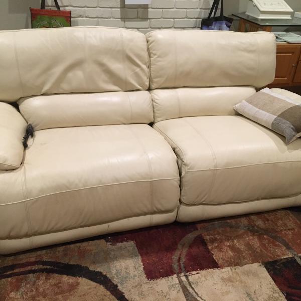 Photo of leather couch