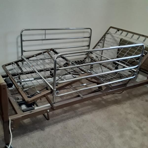 Photo of Fully Electric Hospital Bed with Mattress and Rail