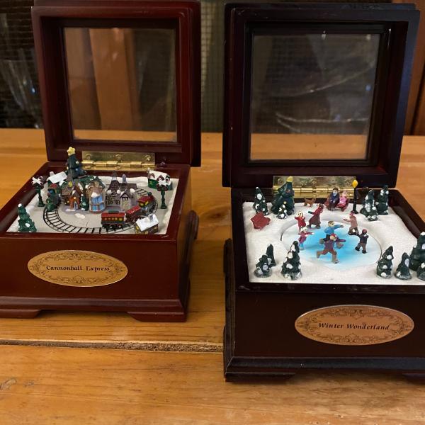 Photo of Christmas Music Boxes 