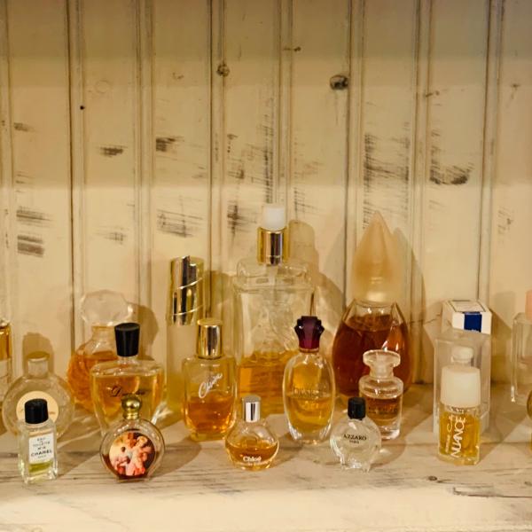 Photo of 34 bottles of vintage miniature perfume! 