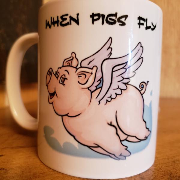 Photo of 🐖 When Pigs Fly Ceramic Coffee/ Tea Mug