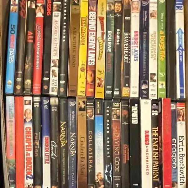 Photo of Assorted Blu-Ray & Regular DVDs