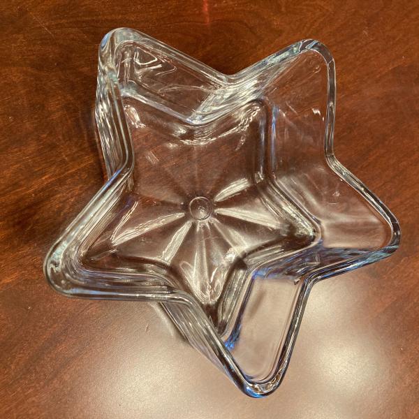 Photo of Glass star candy dish
