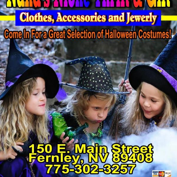 Photo of Come in to Nana's Niche Thrift & Gift in Fernley for Halloween Costumes!