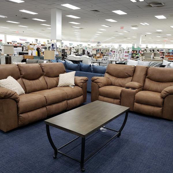 Photo of Ashley furniture recliner sofa and recliner love seat