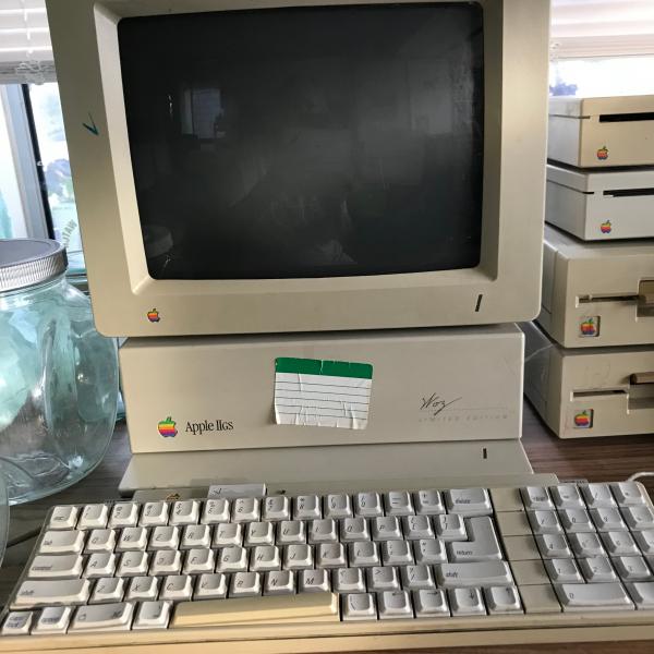 Photo of Apple IIGS Computer & Software