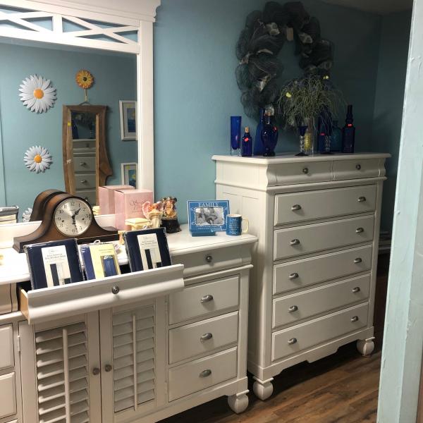 Photo of American Signature dresser with mirror with chest of drawers