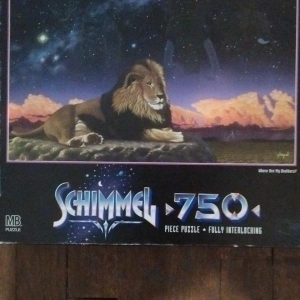 Photo of Finer Things - Lion in Nightime Sky - 750 pcs.Puzzle, Complete