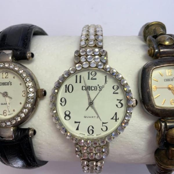 Photo of 3 Stainless Steel Chico’s watches LOT
