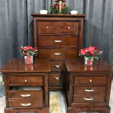 Photo of Dresser and two matching Nightstands