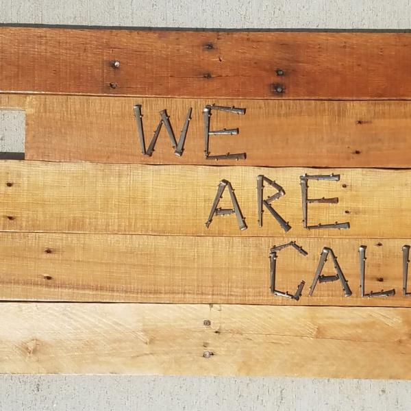 Photo of Pallet Art Wall Hanging We Are Called