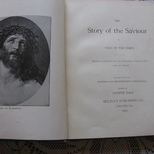 Photo of THE STORY OF OUR SAVIOUR AS TOLD BY THE POETS 1894 1ST EDITION