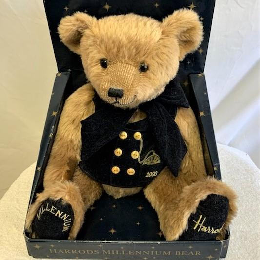Photo of 2000 Harrod's Collectible Millennium Bear in Original Box