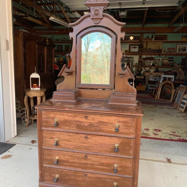 Photo of antique 1880’s Eastlake’s Dresser ! 973-600-3177