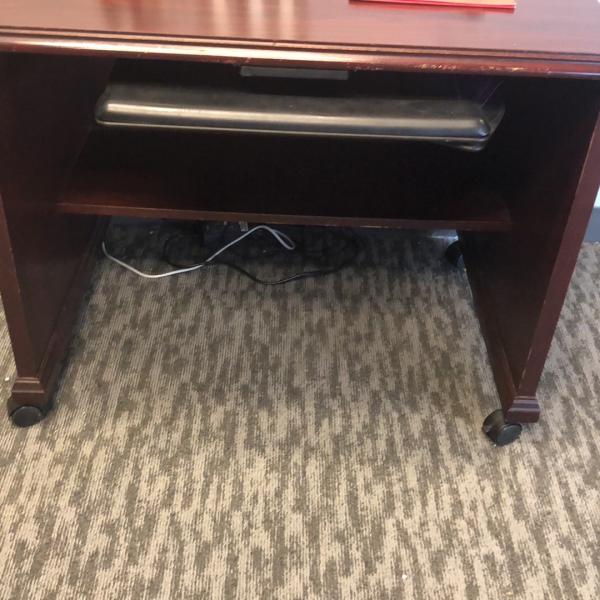 Photo of Small desk on wheels 