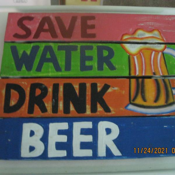 Photo of DRINK BEER SIGN