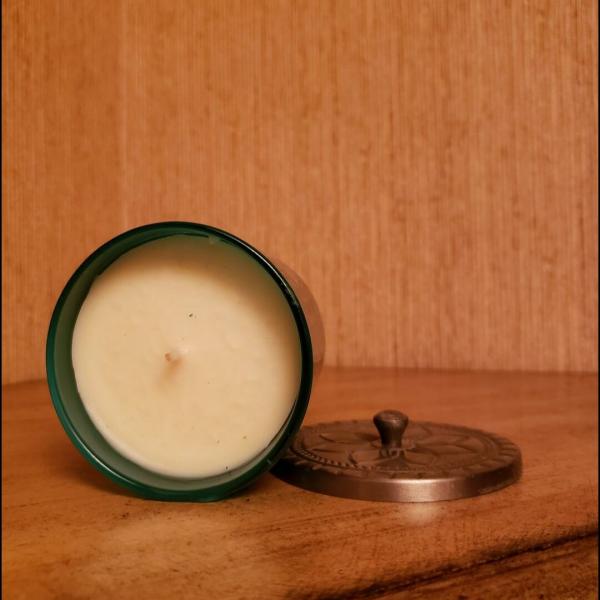 Photo of NEW Anthropology Green Candle Cylinder