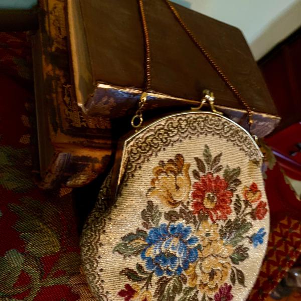 Photo of Vintage tapestry Victorian purse 1920’s 
