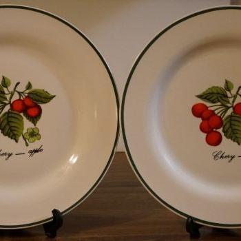 Photo of Two Cherry plates