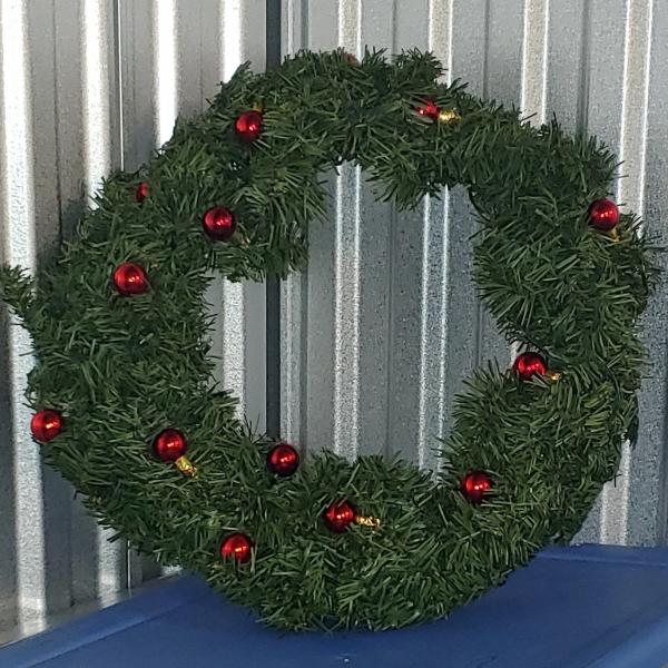 Photo of Christmas Tree & Christmas Wreath
