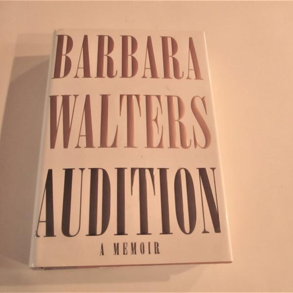 Photo of Barbara Walters, "Audition", Autographed Book