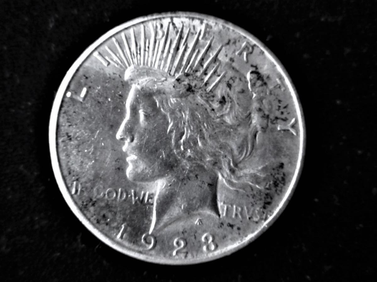 Photo 1 of 1923 S Peace Silver Dollar