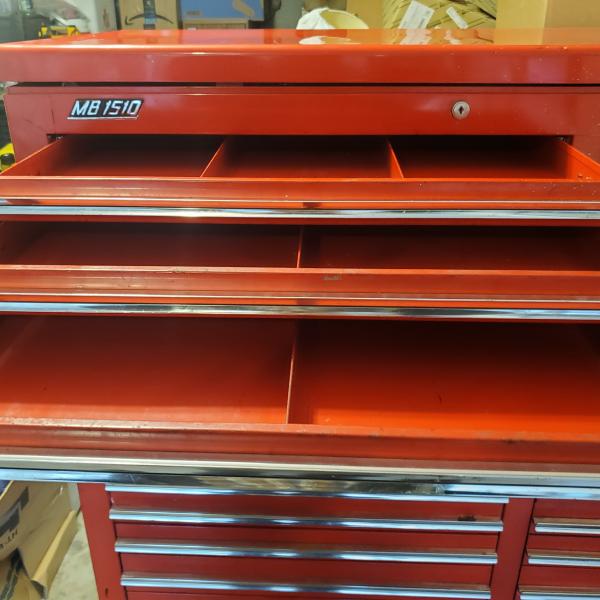 Photo of Mac Tools Professional tool boxes for sale.