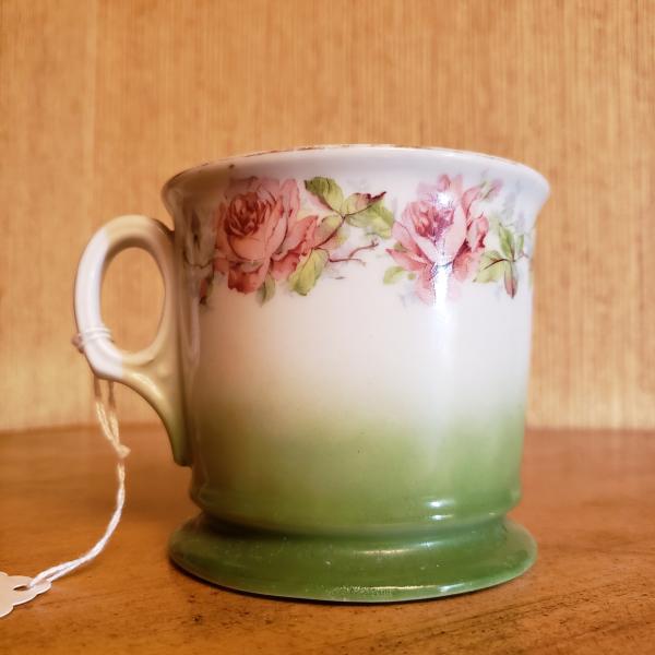 Photo of Vintage Hand Painted Floral Porcelain Shaving Cup/ Mug. 