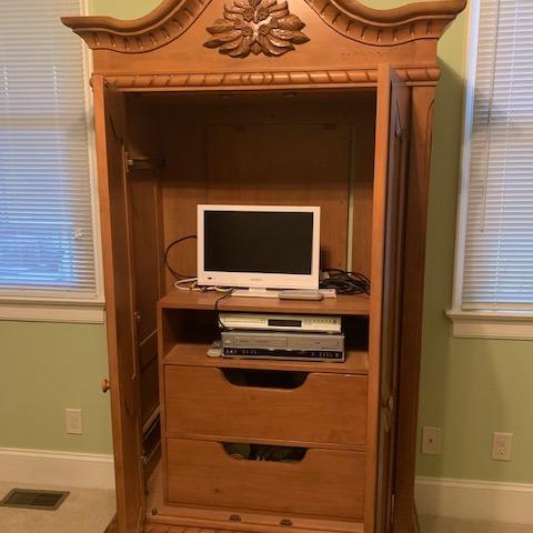 Photo of armoire closet with drawers for sale $35.00