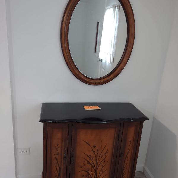 Photo of Console and matching mirror