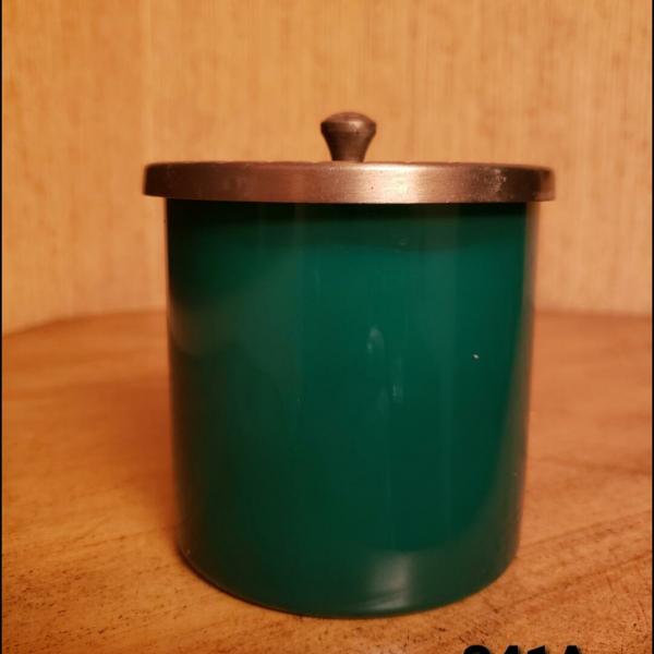 Photo of Anthropology Green Candle Cylinder. Blue Silver Sage Cypress 