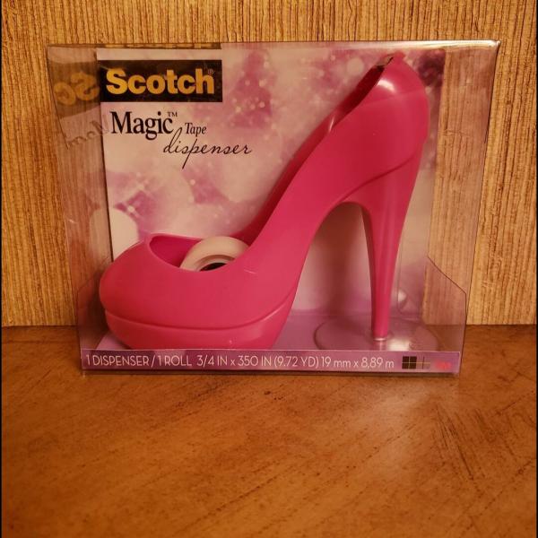 Photo of Scotch Magic Tape High Heel Shoe Dispenser Special Edition for Breast Cancer 