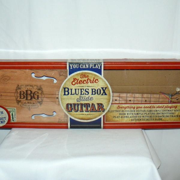 Photo of NEW Electric Blues Box Slide Guitar 3 String