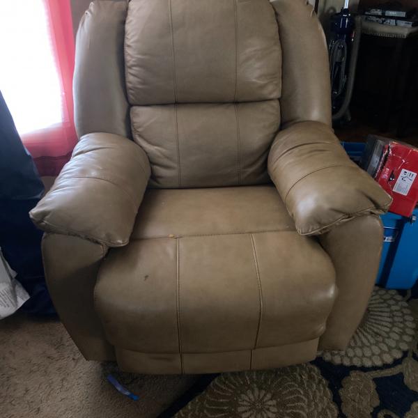 Photo of Leather Recliner soft soft real leather