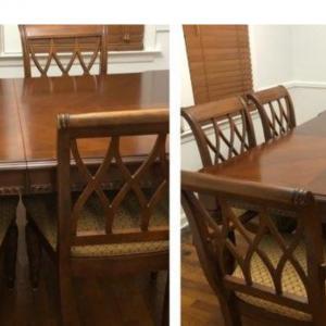 Photo of DINING TABLE WITH 6 CHAIRS