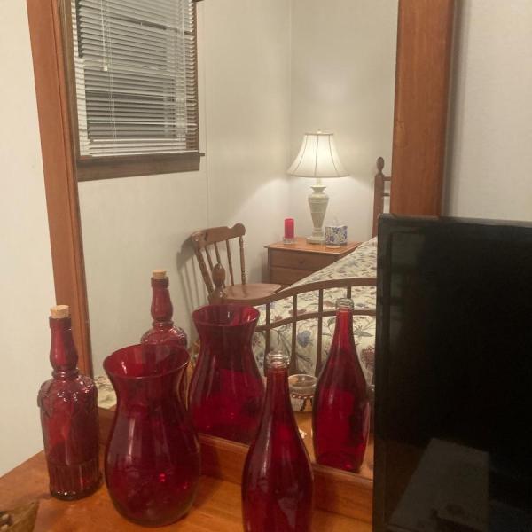 Photo of Red decor glass lot