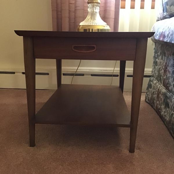 Photo of LANE Coffee Table, 2 End Tables & 1 Octagon Table MCM