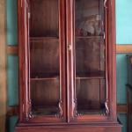 Chippendale claw feet China cabinet ! 