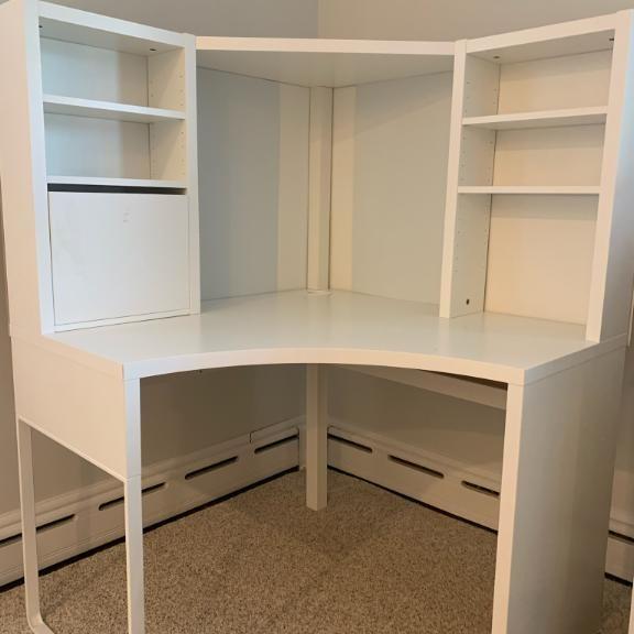 Photo of Ikea desks - white
