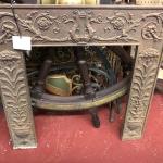 Antique Cast iron Fireplace Surround