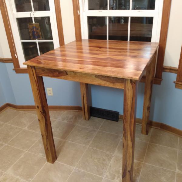 Photo of Bar height table - Solid wood