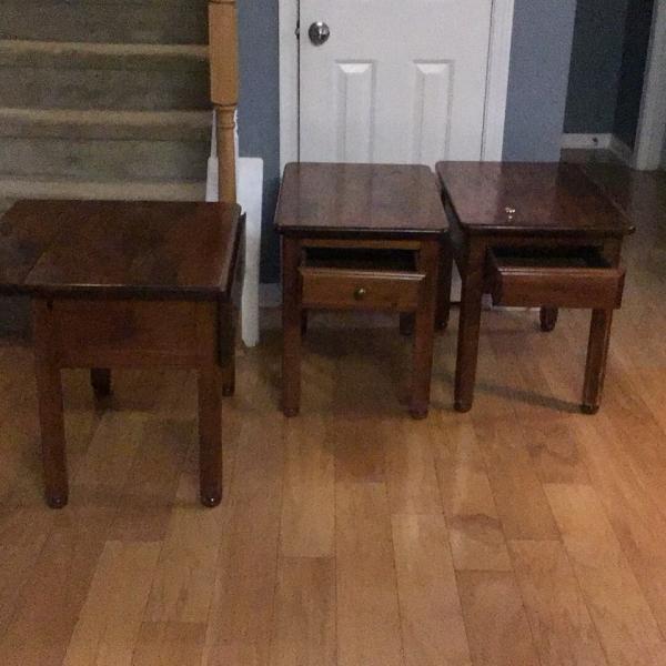 Photo of One coffee table  with two matching side tables