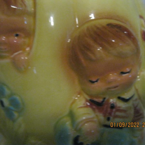 Photo of Vintage "Peter, Peter, Pumpkin Eater" cookie jar (RARE)