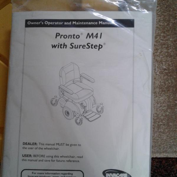 Photo of Pronto m41 electric wheel chair never used