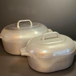 Lot 236: Wagner Ware Magnalite Dutch Ovens/Roasterettes (4265-P/4263)