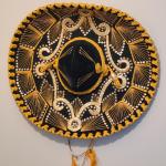 Lot 228: Vintage Gold/Black/Sequins Pigalle XXXXX Velvet Mariachi Sombrero Adult