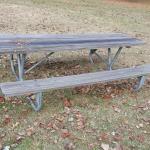 8' Outdoor Picnic Table 8' x 6' Table #2 right side